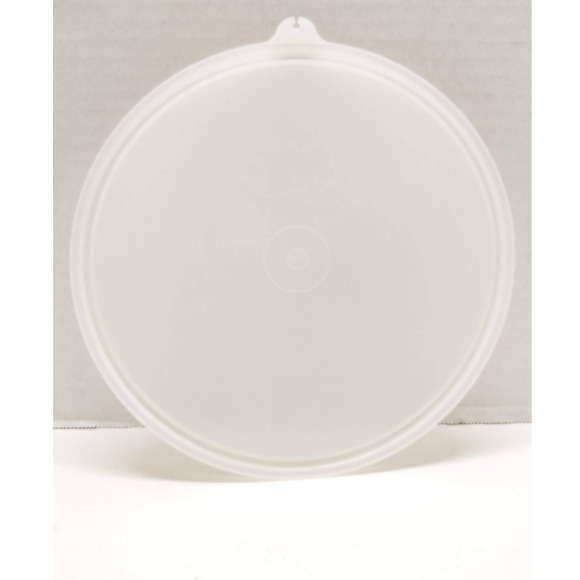 Vintage Tupperware Replacement Sheer Lid #229-19 Tab Y Tupper Seal Diameter 8" - Picture 2 of 2